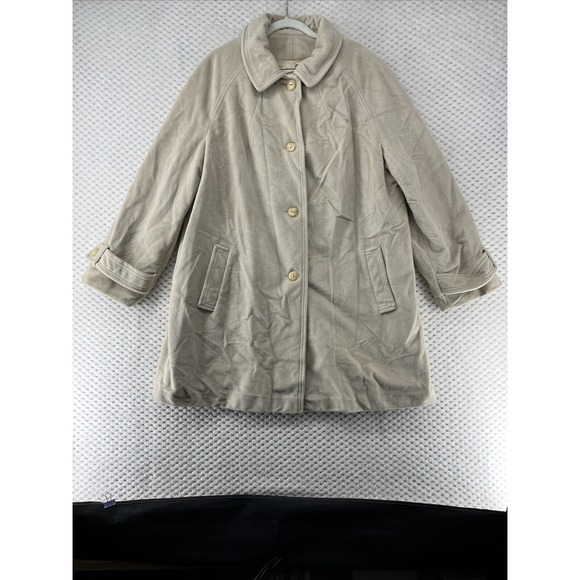 Kashmiraj Jackets & Blazers - Vintage Kashmiraj Luxurious Man Made Cashmere Beige Trench Coat Elegant Fashions